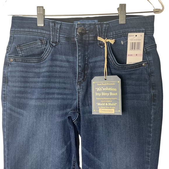 #251DB ☑️Democracy Medium Blue Luxe Touch Itty Bitty Boot Blue Jeans - Picture 4 of 12